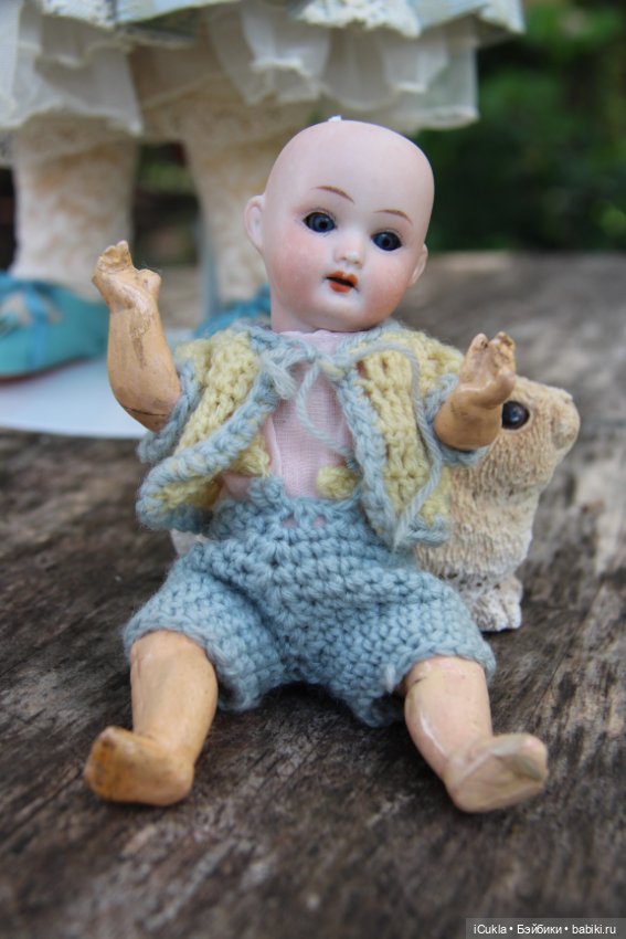 Купила дешево антикварную куклу и в подарок пришла малявочка Trebor 7" (фото 10)