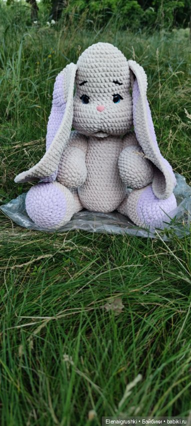 Зайка на прогулке — Вязаные игрушки и амигуруми: крючком (фото 8)
