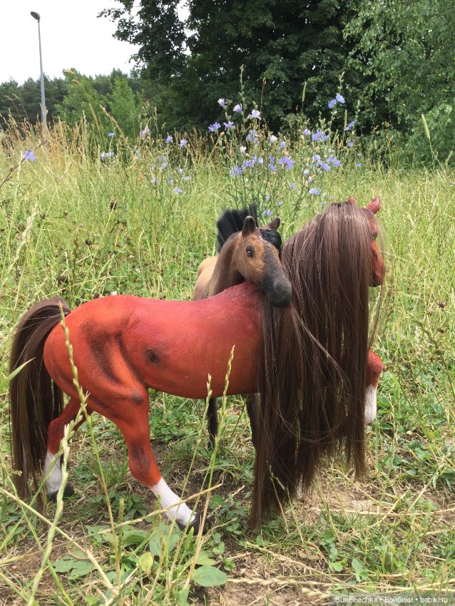 Переделка игровых лошадей для Барби