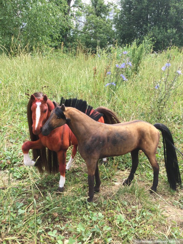 Переделка игровых лошадей для Барби