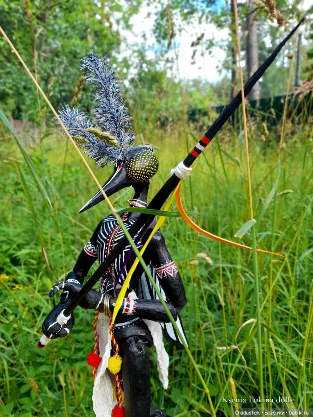 Винсент - моя первая кукла из дерева