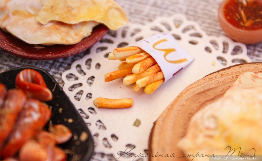 Пятничный ночной дожор — Кукольная миниатюра своими руками: еда