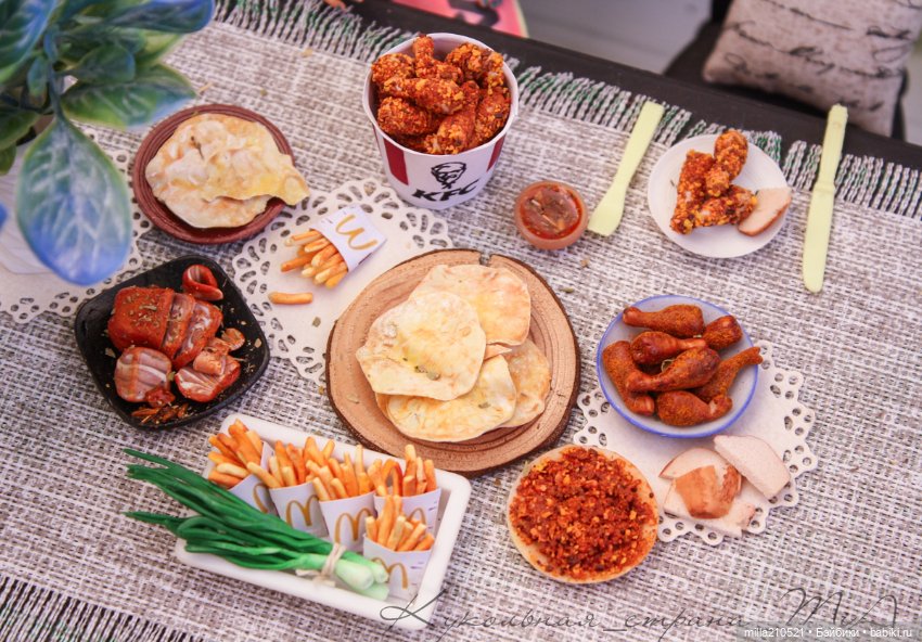 Пятничный ночной дожор — Кукольная миниатюра своими руками: еда (фото 8)