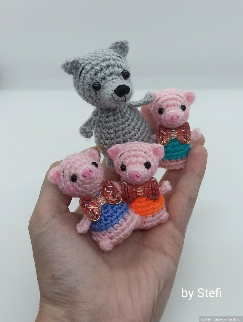 Три поросёнка — Вязаные игрушки и амигуруми: крючком (фото 2)