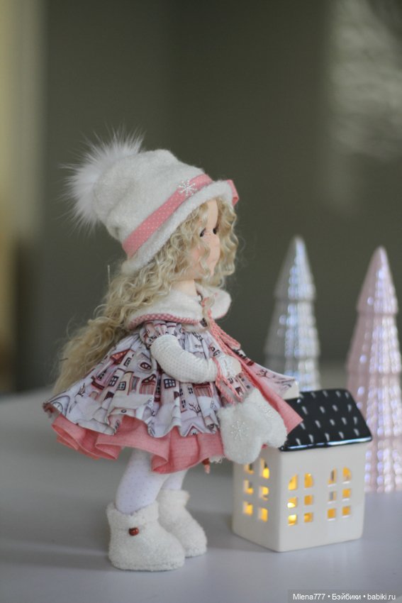 Оленька ! Заснеженный город (фото 3)