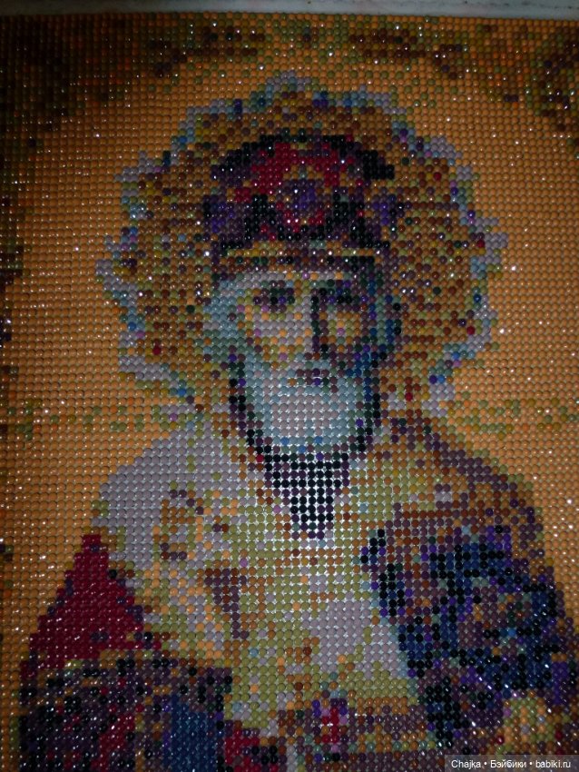 Моя первая алмазная вышивка "Святитель Николай Чудотворец" (фото 8)