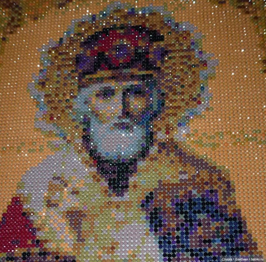 Моя первая алмазная вышивка "Святитель Николай Чудотворец"