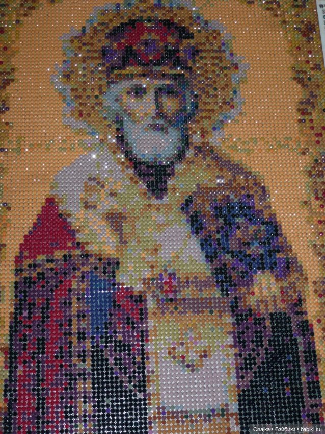 Моя первая алмазная вышивка "Святитель Николай Чудотворец" (фото 10)