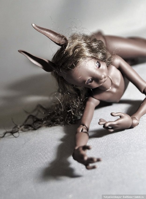 Зайка цвета тёмного шоколада Esteradolls (фото 8)