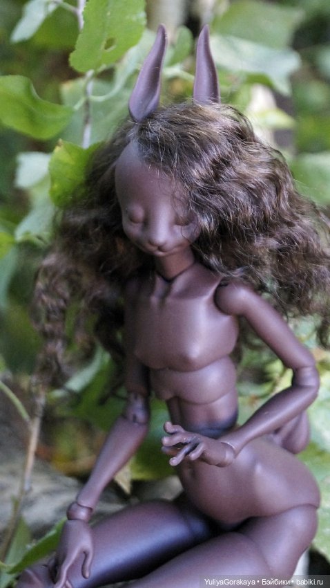 Зайка цвета тёмного шоколада Esteradolls (фото 2)