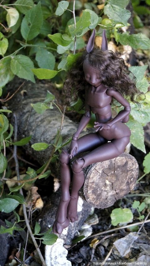 Зайка цвета тёмного шоколада Esteradolls (фото 3)