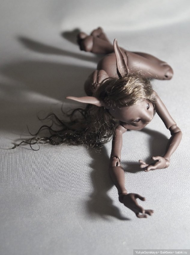 Зайка цвета тёмного шоколада Esteradolls (фото 7)