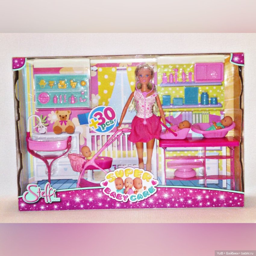 ...Тройняшки — Куклы Simba: Еви (Evi) и Штеффи (Steffi Love)