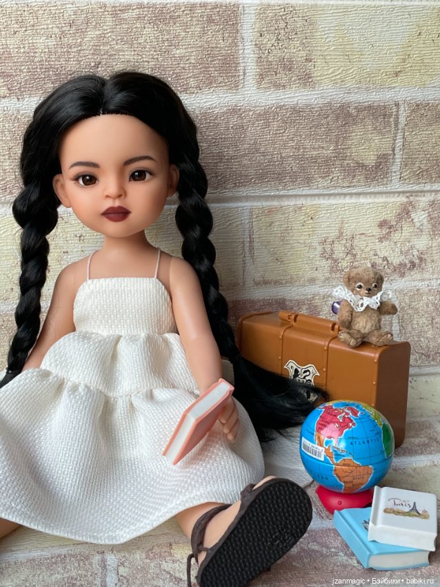 Моника в новом наряде — ООАК Paola Reina (Паола Рейна) и испанских кукол: перерисовка