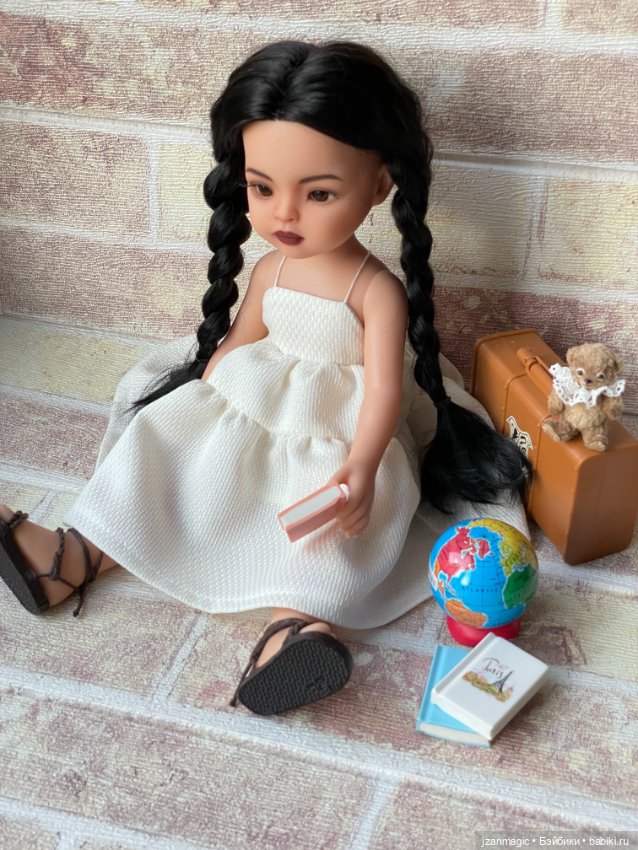 Моника в новом наряде — ООАК Paola Reina (Паола Рейна) и испанских кукол: перерисовка