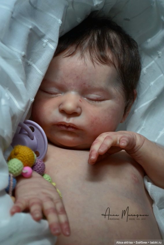 Лаура - нежная малышка.Кукла -реборн Анны Морозовой