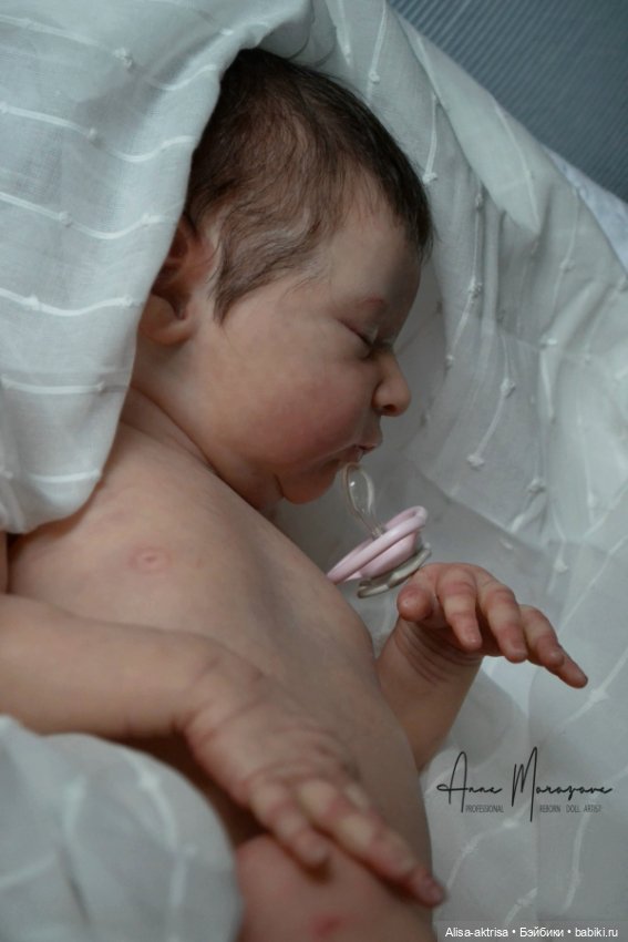 Лаура - нежная малышка.Кукла -реборн Анны Морозовой