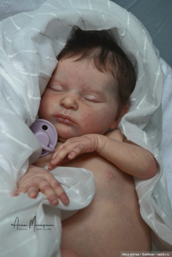 Лаура - нежная малышка.Кукла -реборн Анны Морозовой