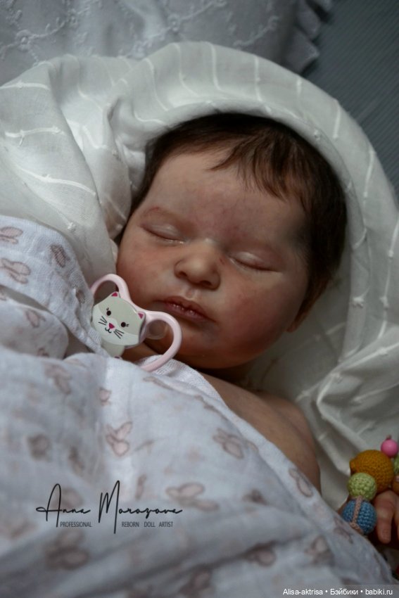 Лаура - нежная малышка.Кукла -реборн Анны Морозовой