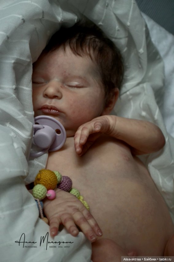 Лаура - нежная малышка.Кукла -реборн Анны Морозовой