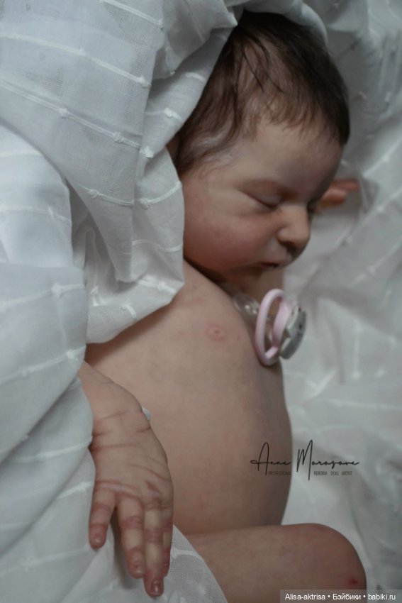 Лаура - нежная малышка.Кукла -реборн Анны Морозовой