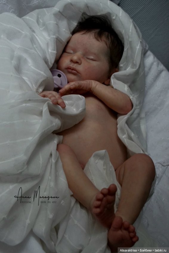 Лаура - нежная малышка.Кукла -реборн Анны Морозовой