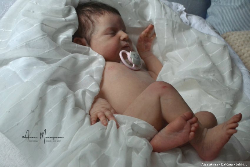 Лаура - нежная малышка.Кукла -реборн Анны Морозовой (фото 6)
