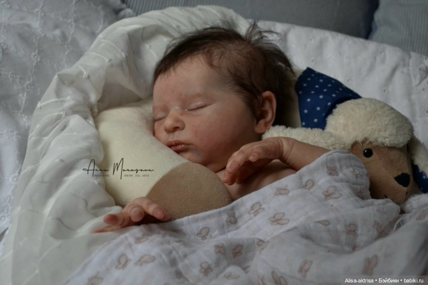 Лаура - нежная малышка.Кукла -реборн Анны Морозовой