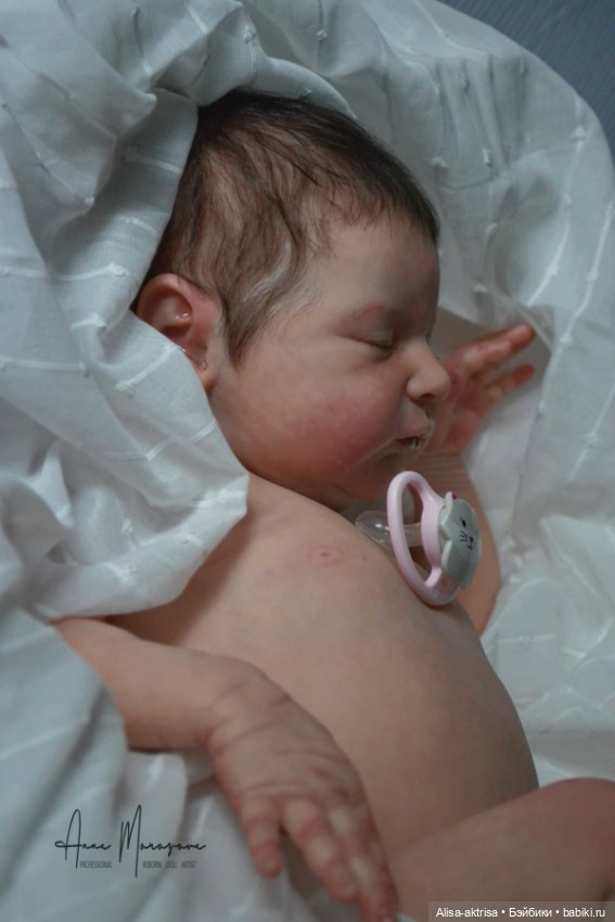 Лаура - нежная малышка.Кукла -реборн Анны Морозовой (фото 4)