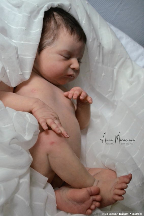 Лаура - нежная малышка.Кукла -реборн Анны Морозовой (фото 3)