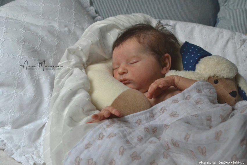 Лаура - нежная малышка.Кукла -реборн Анны Морозовой