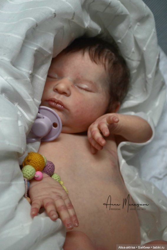 Лаура - нежная малышка.Кукла -реборн Анны Морозовой