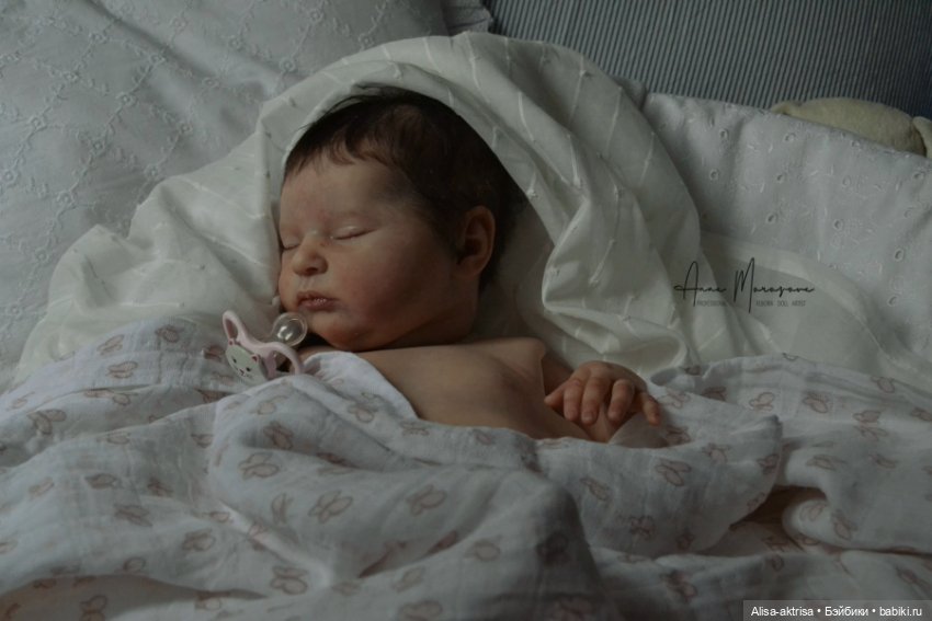 Лаура - нежная малышка.Кукла -реборн Анны Морозовой