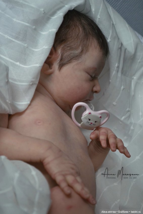 Лаура - нежная малышка.Кукла -реборн Анны Морозовой (фото 2)