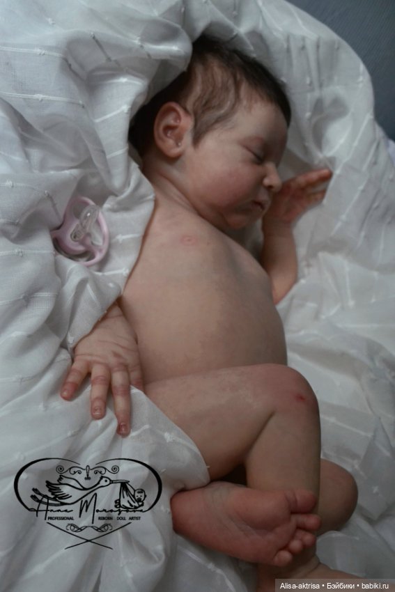 Лаура - нежная малышка.Кукла -реборн Анны Морозовой