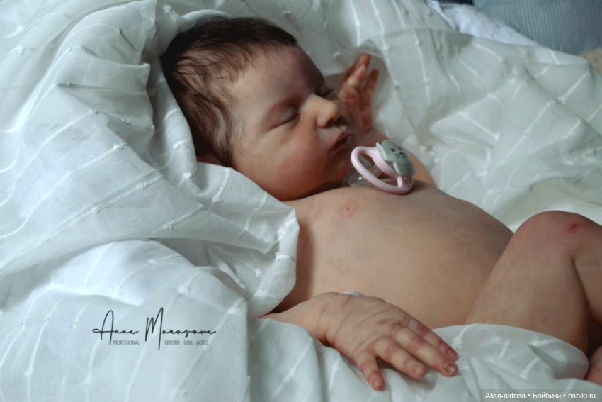 Лаура - нежная малышка.Кукла -реборн Анны Морозовой