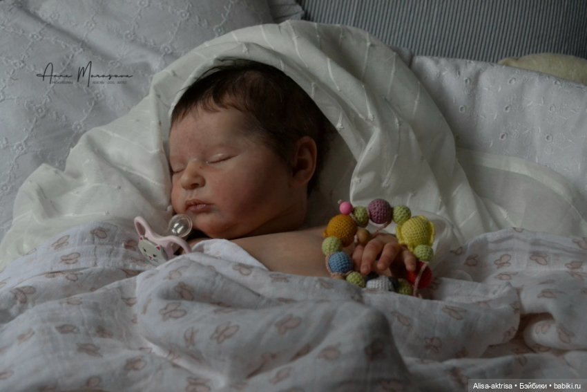 Лаура - нежная малышка.Кукла -реборн Анны Морозовой