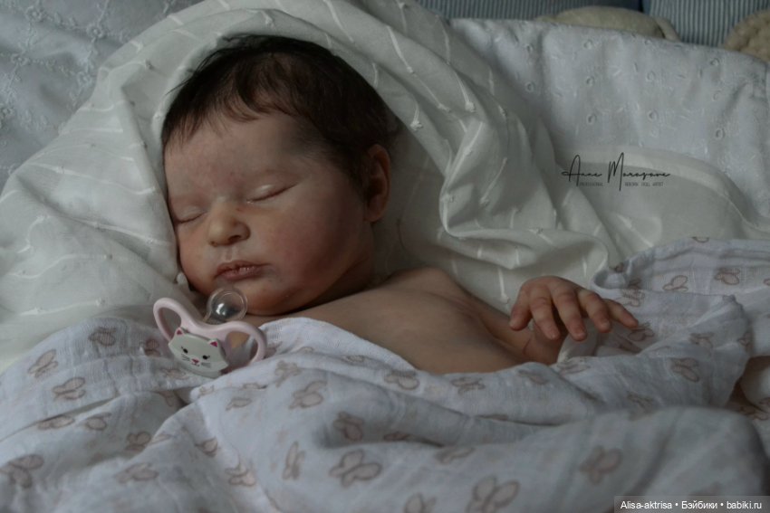 Лаура - нежная малышка.Кукла -реборн Анны Морозовой