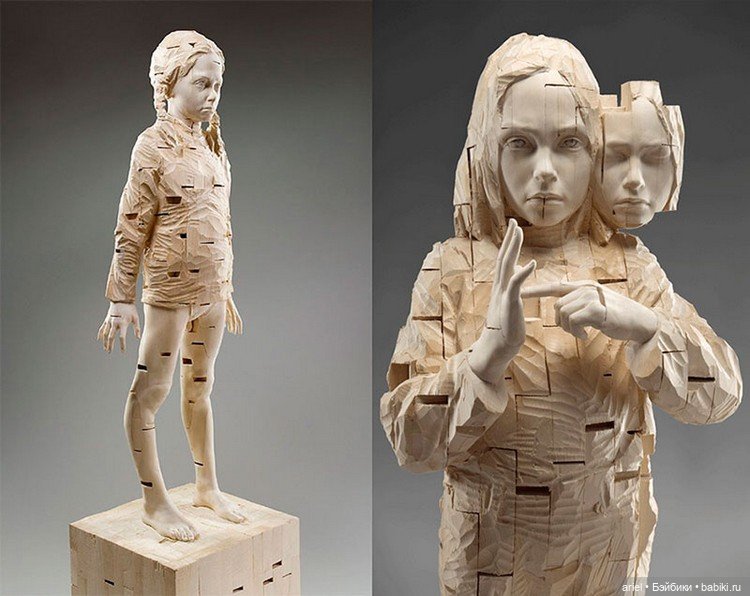 Скульптуры от автора Гехард Деметц (Gehard Demetz) (фото 6)