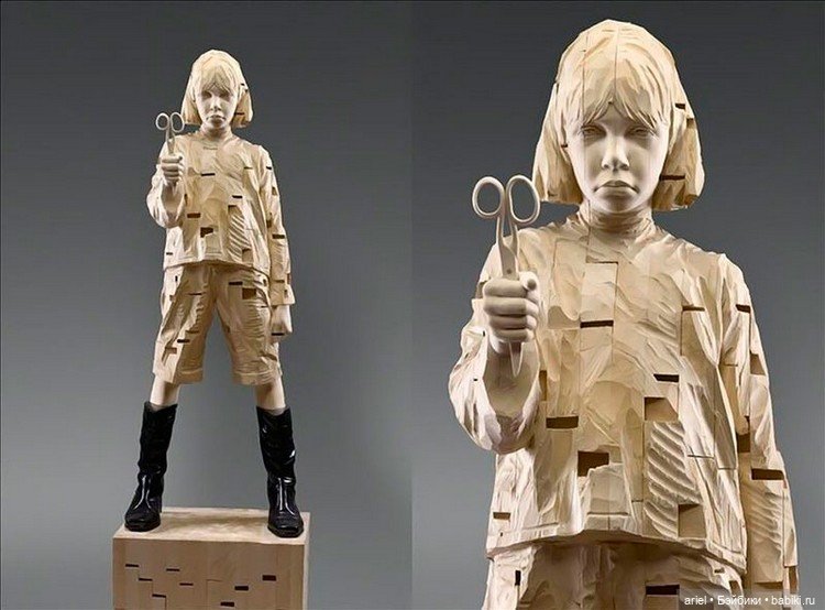 Скульптуры от автора Гехард Деметц (Gehard Demetz) (фото 4)