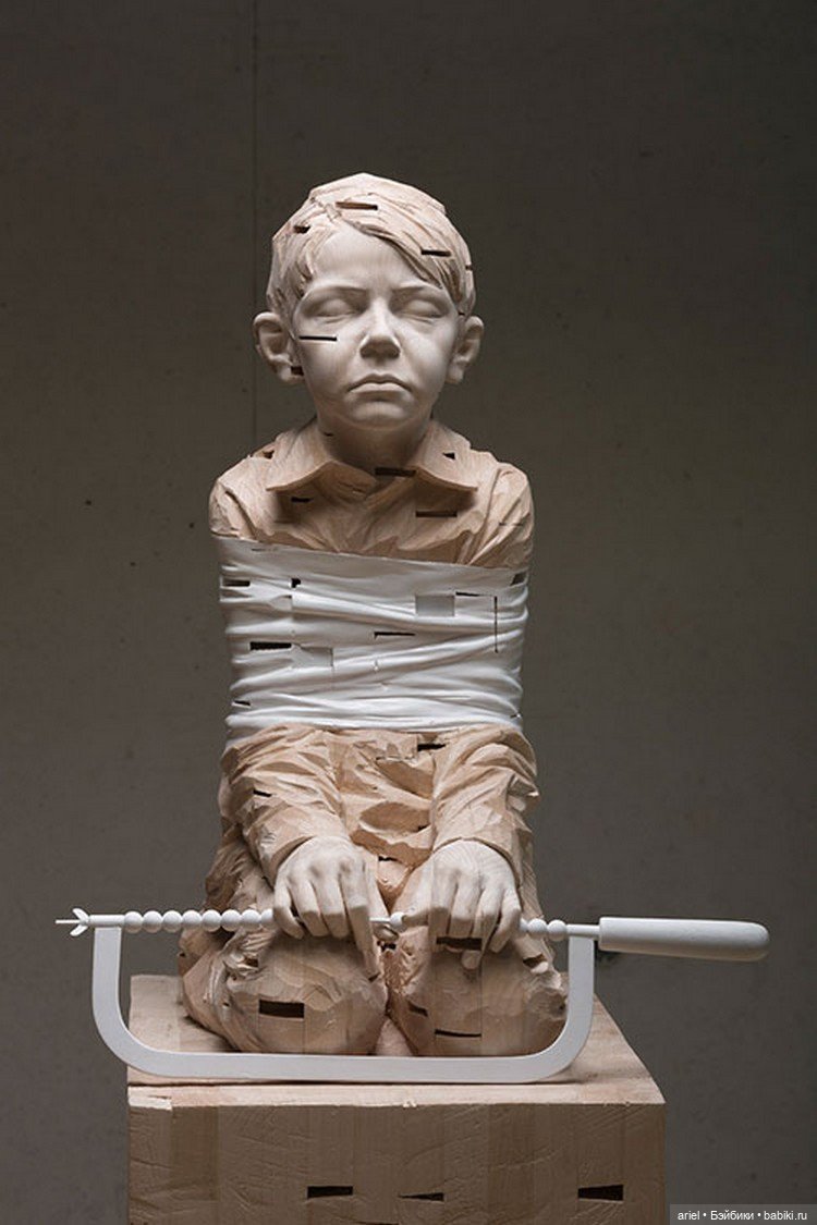 Скульптуры от автора Гехард Деметц (Gehard Demetz)