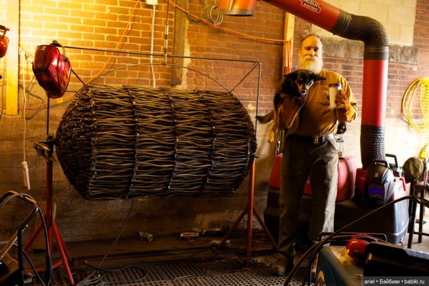 Необыкновенные скульптуры из гвоздей от Джона Бисби (John Bisbee)