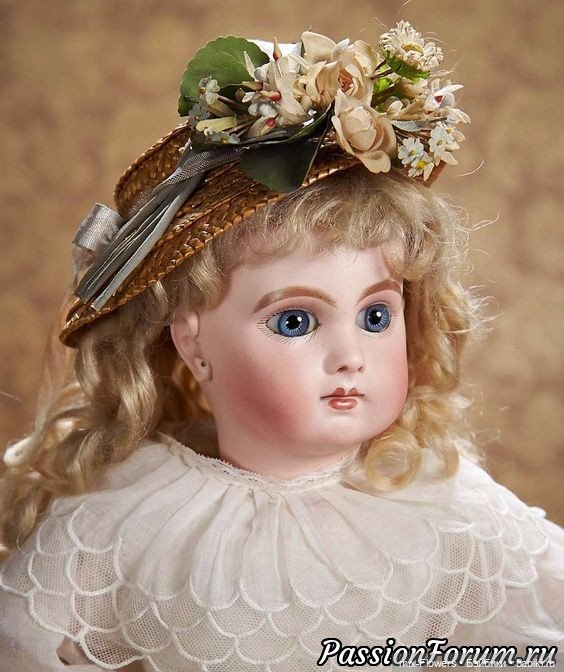 Цветочные аксессуары для Антикварных кукол - продолжение