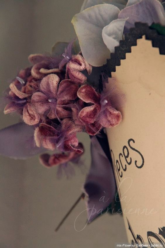 Цветочные аксессуары для Антикварных кукол - продолжение