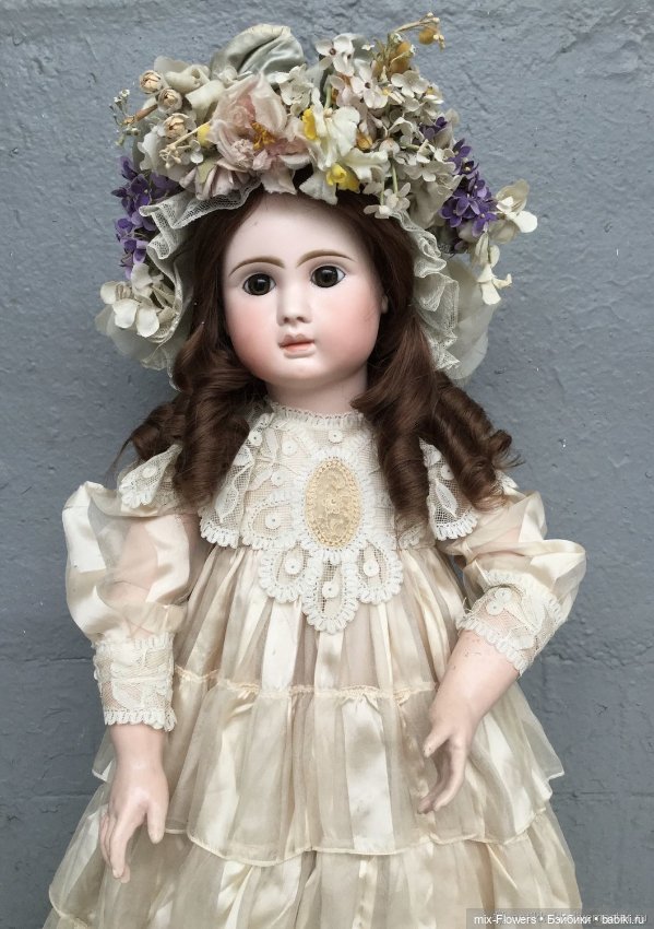Цветочные аксессуары для Антикварных кукол - продолжение (фото 4)