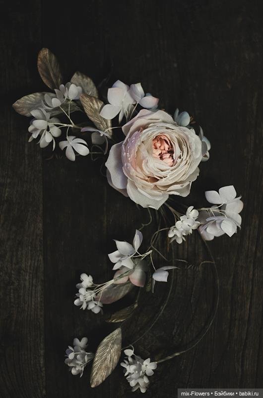 Цветочные аксессуары для Антикварных кукол - продолжение