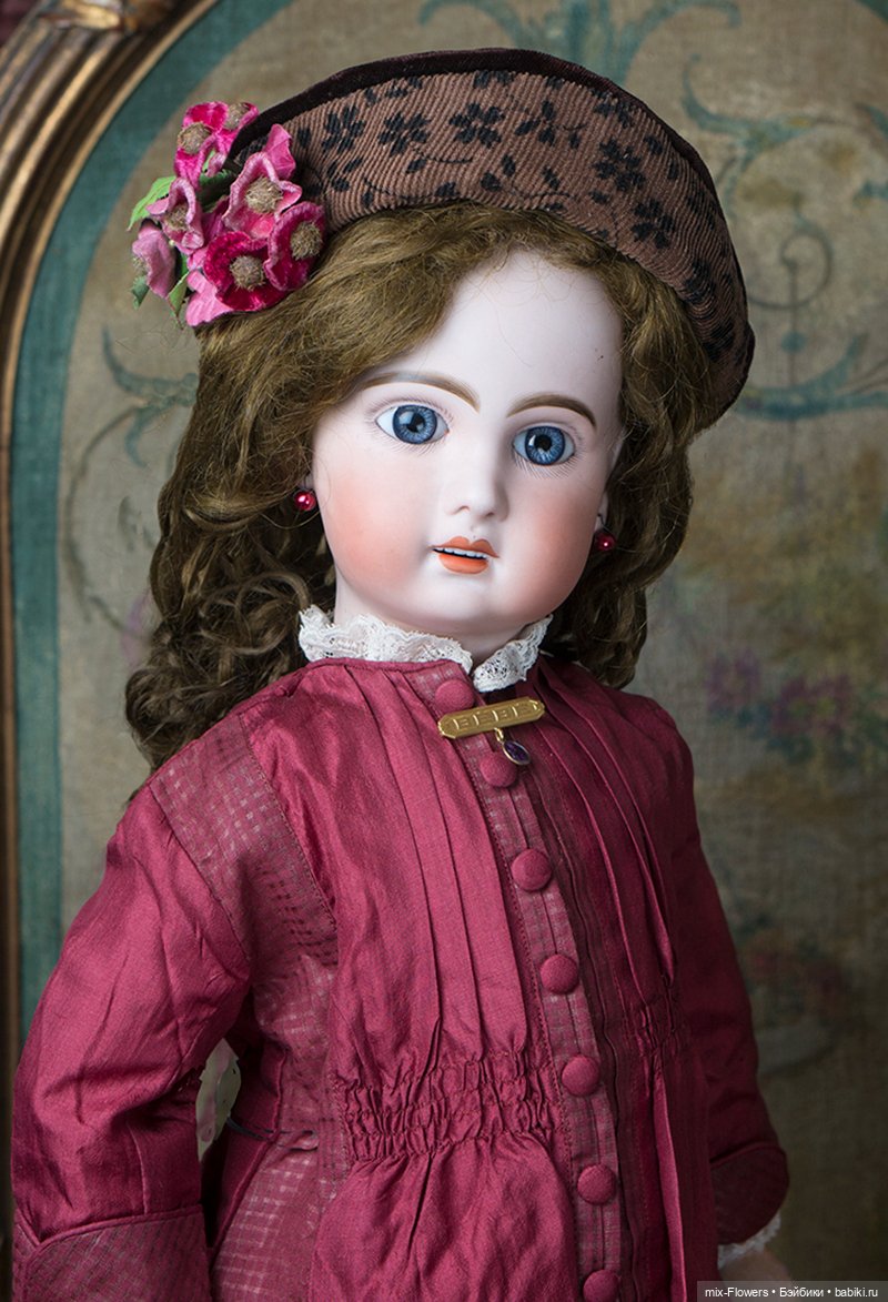 Цветочные аксессуары для Антикварных кукол - продолжение