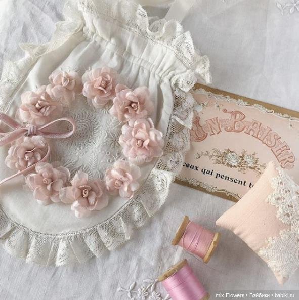 Цветочные аксессуары для Антикварных кукол - продолжение (фото 7)