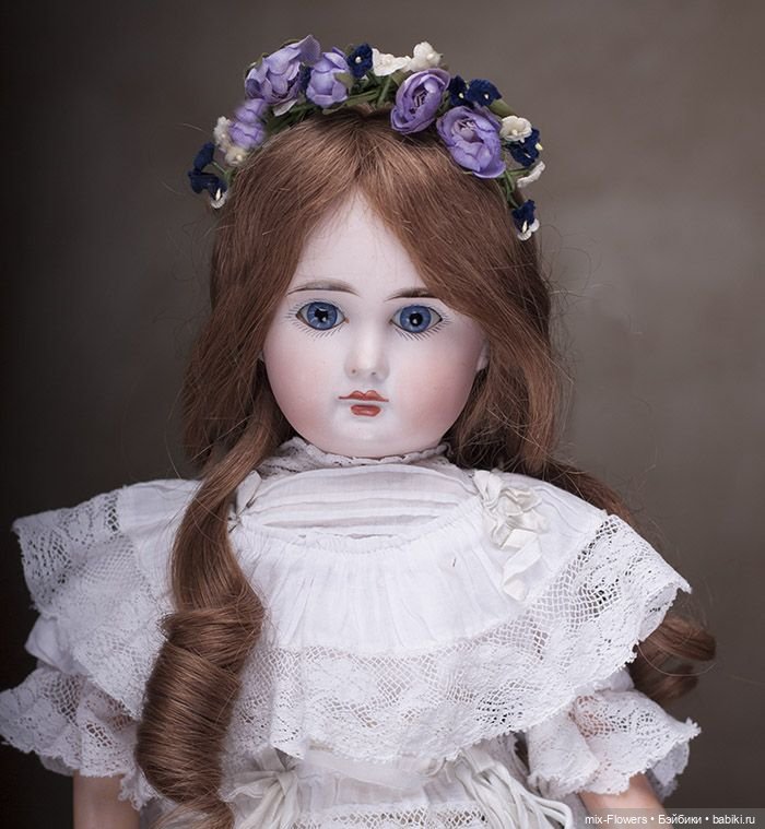 Цветочные аксессуары для Антикварных кукол - продолжение
