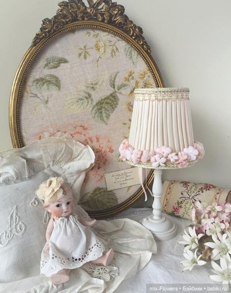 Цветочные аксессуары для Антикварных кукол - продолжение